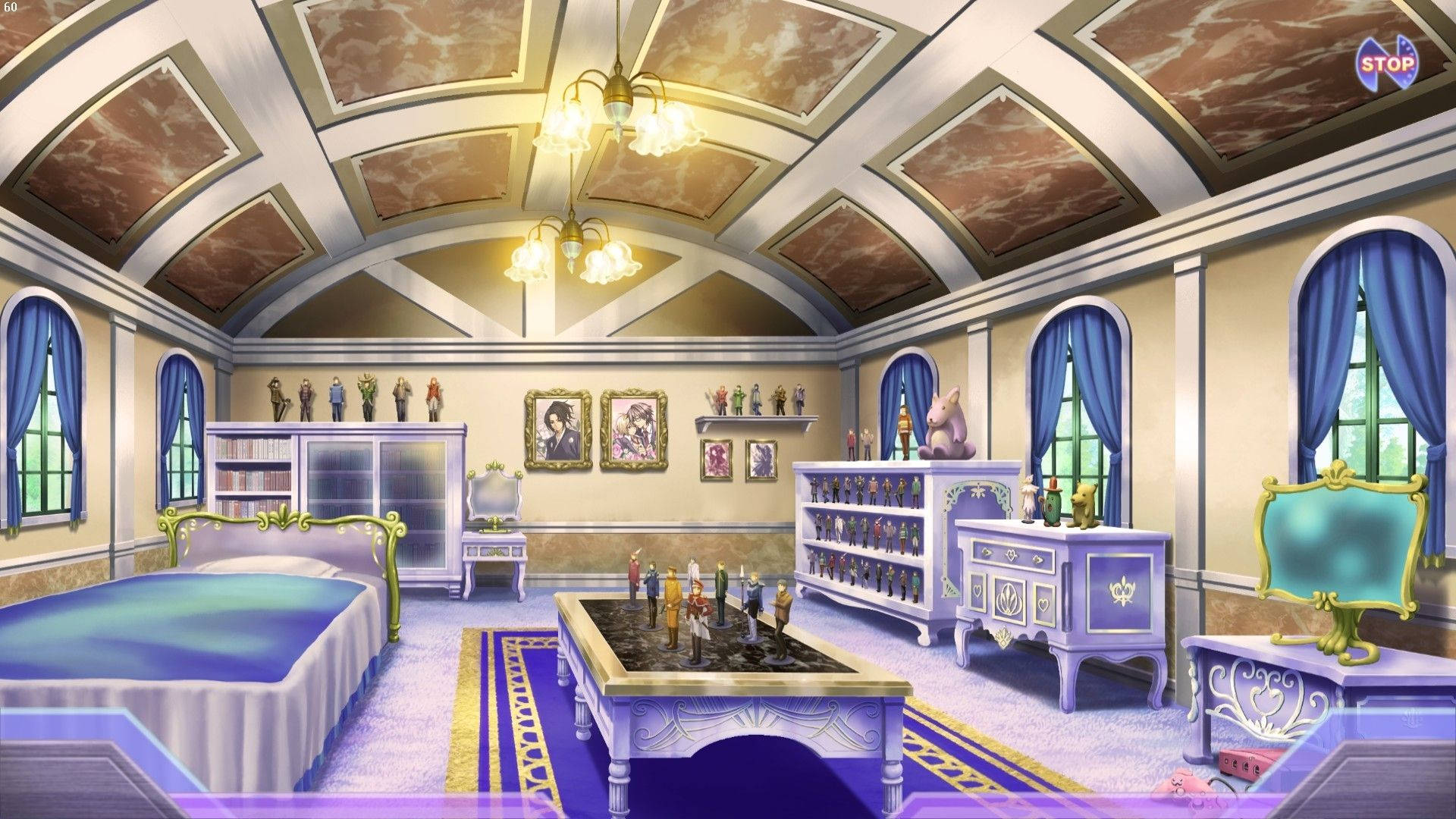 Knus Animekamer in Aandlig Muurpapier