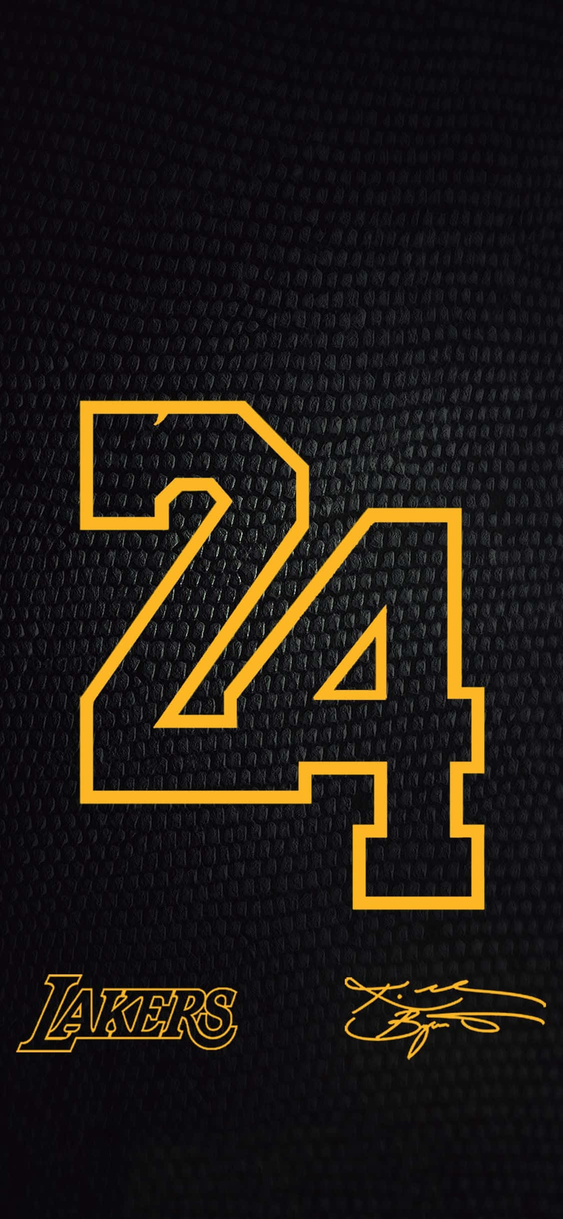 Kobe Bryant se 24-logo Muurpapier