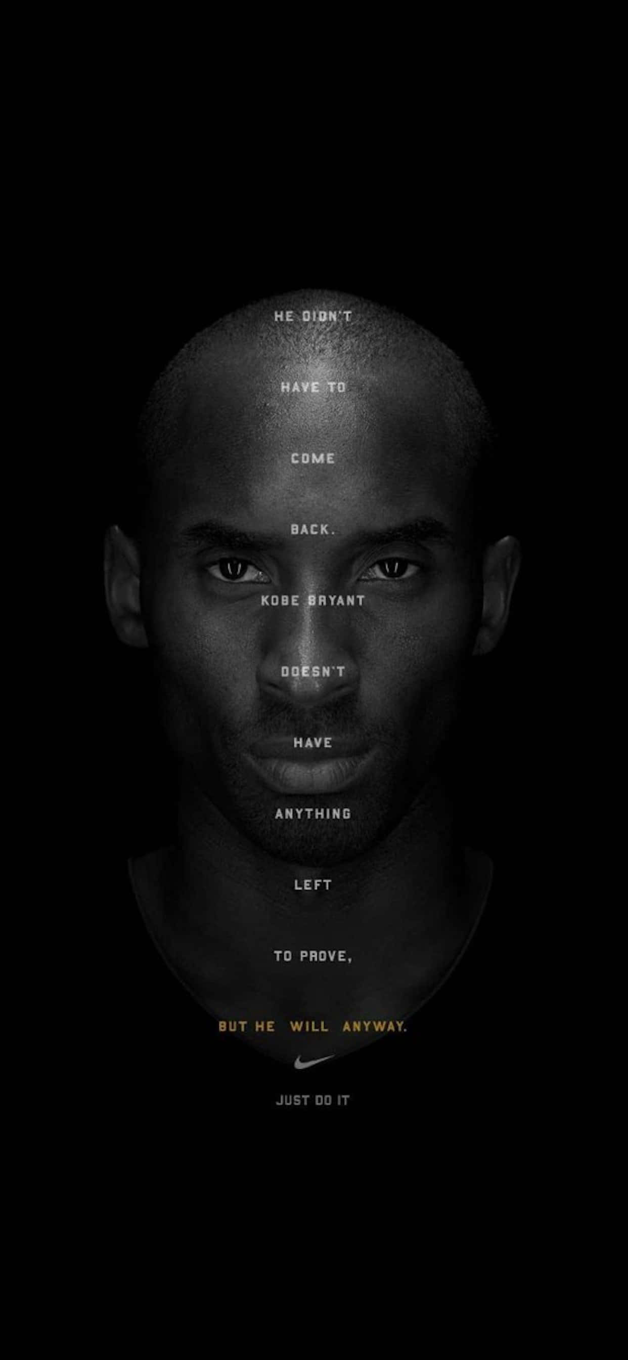 Kobe Bryant wat 'n sprongskoot neem Muurpapier