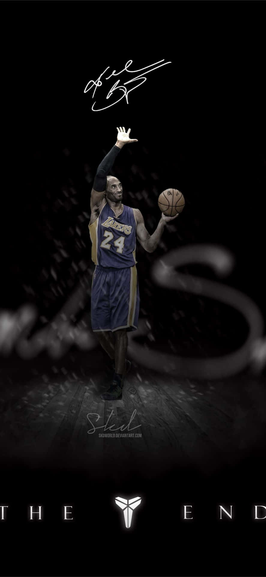 Kobe Bryant Basketbal — Basketbal GIF Muurpapier
