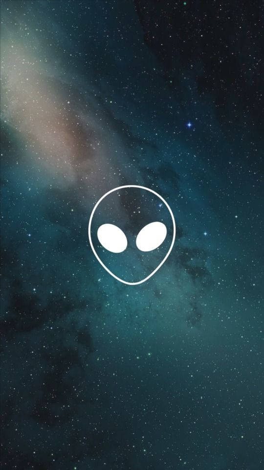 Koel Alien Omtrek Muurpapier