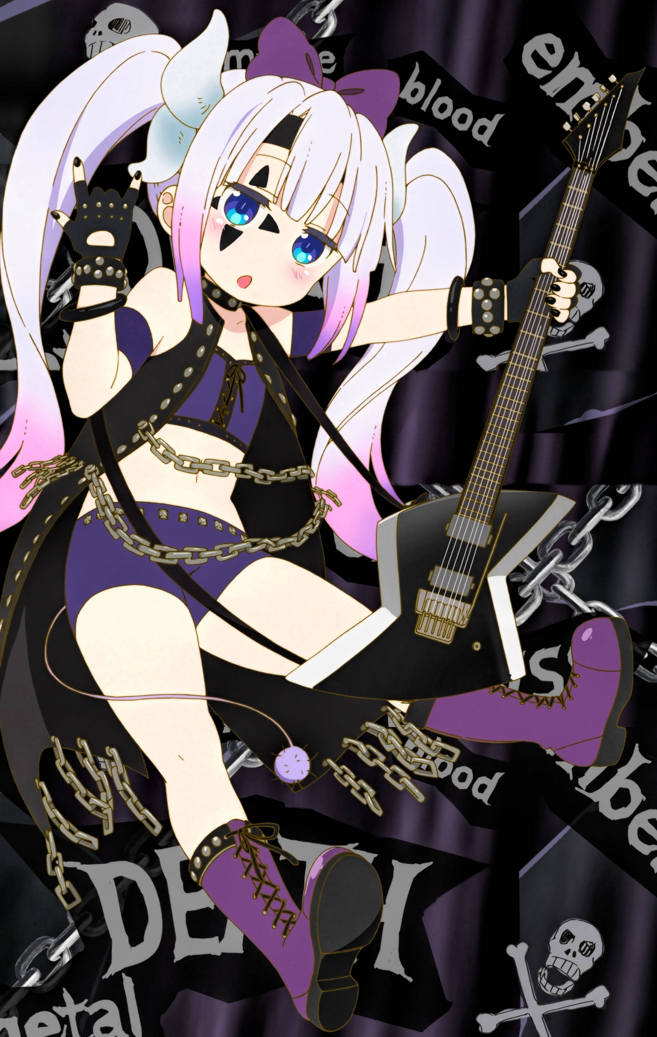 Koel Anime Meisie PFP Kanna Kamui Muurpapier
