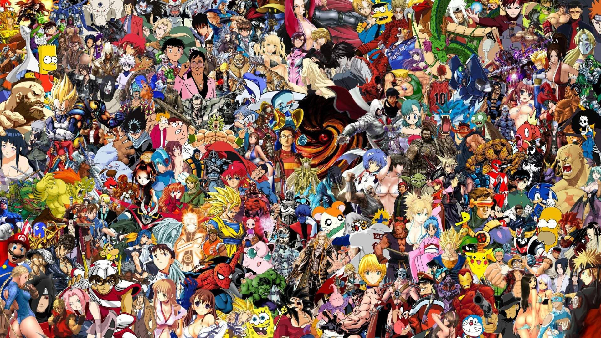 Koel En Unieke Anime Skootrekenaar-agtergrond