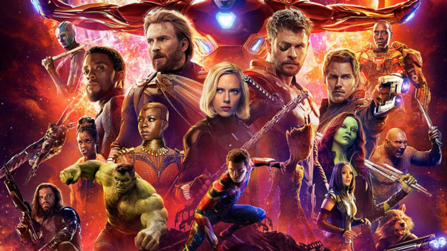 Koel Avengers Infinity War Muurpapier