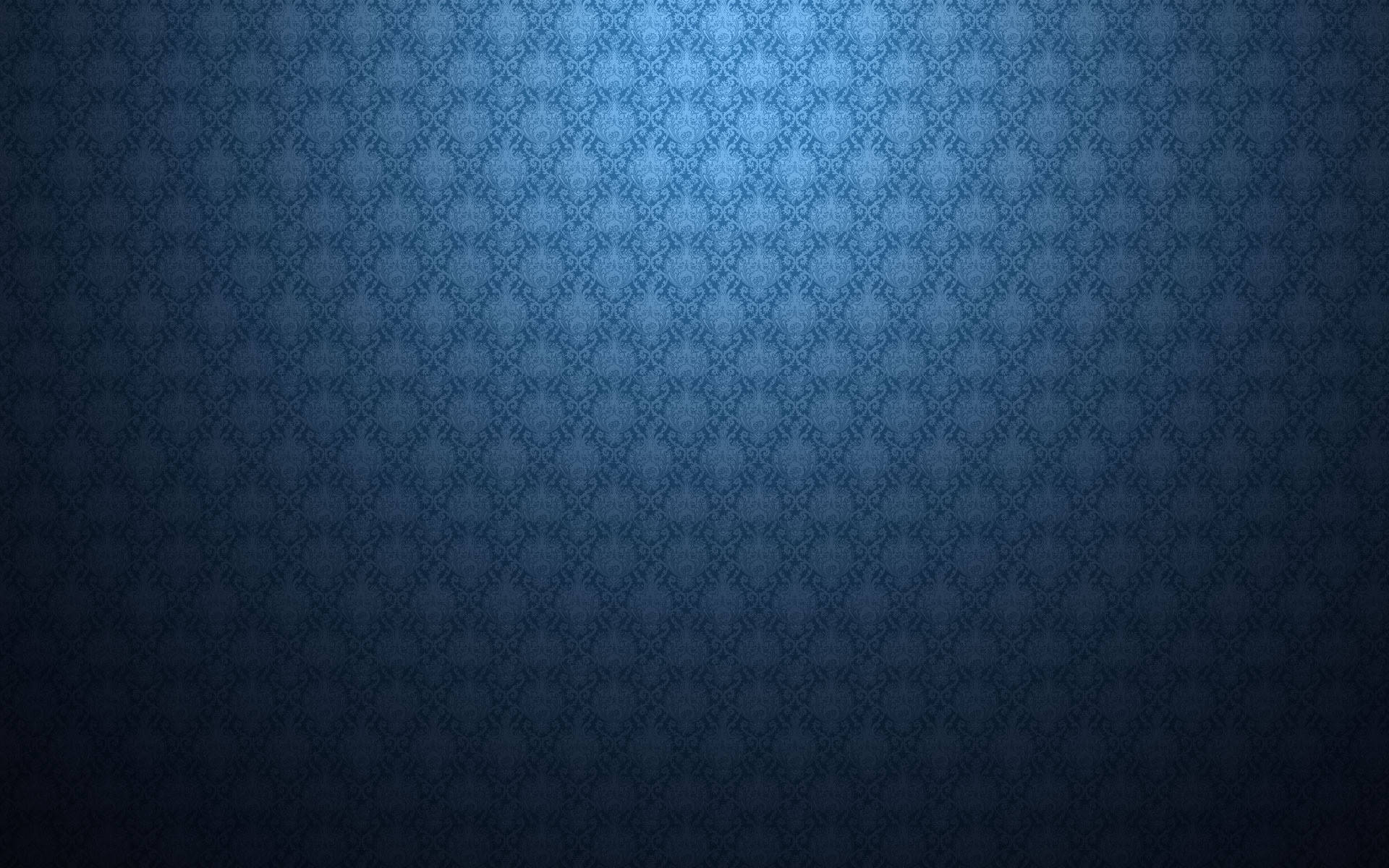 Koel Blou Vintage Patroon Muurpapier