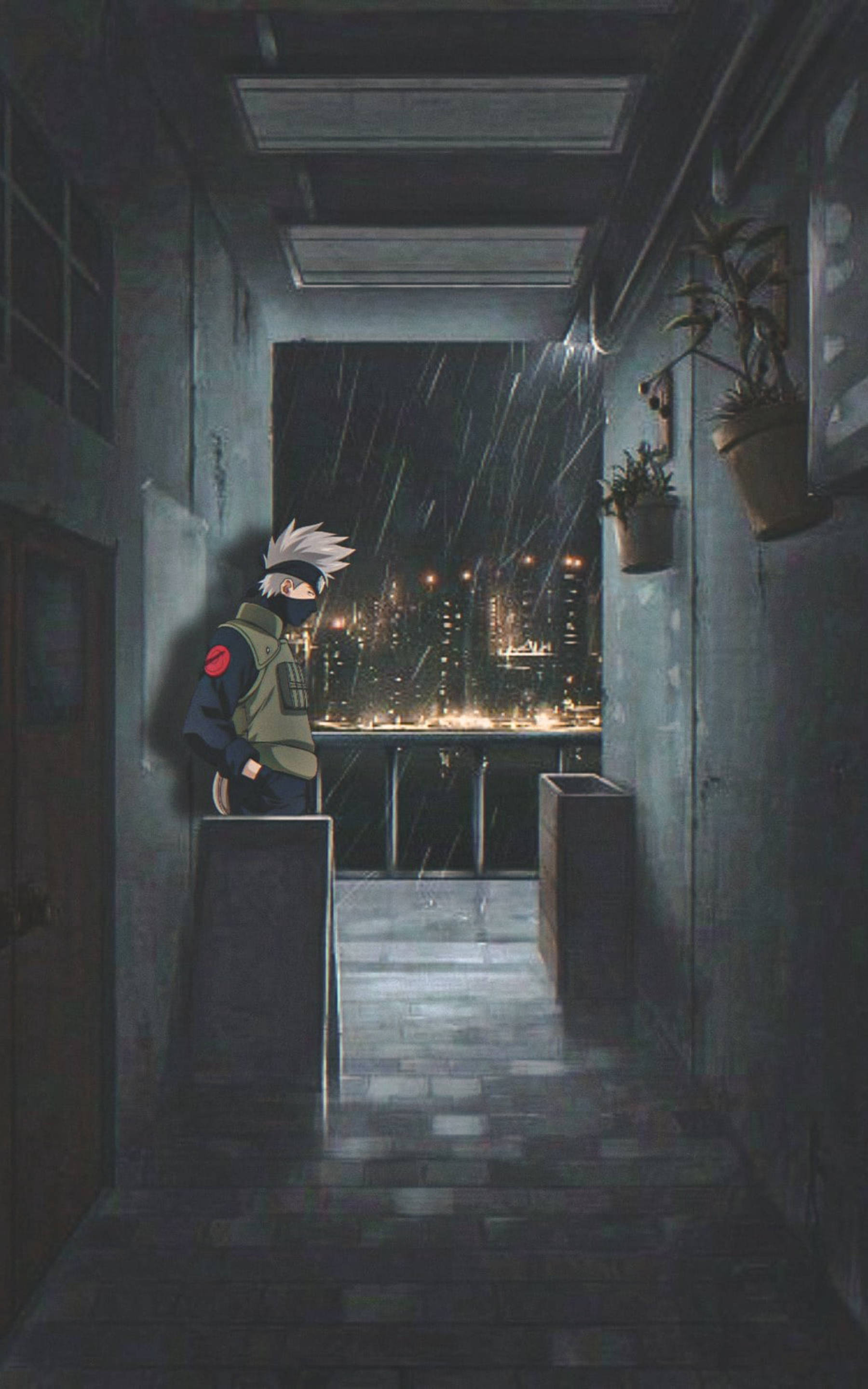 Koel En Kalm Kakashi Muurpapier