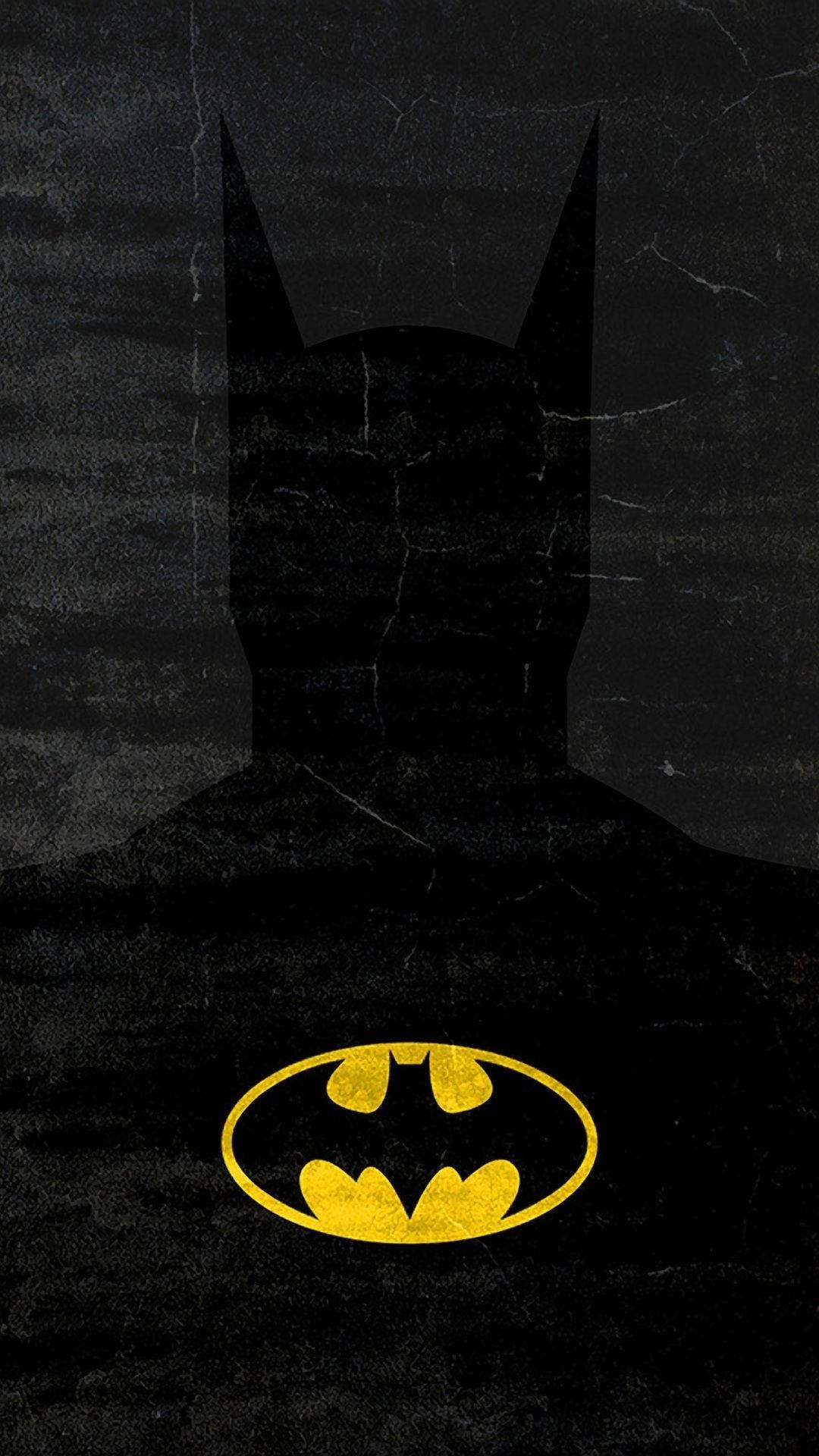 Koel Foon Batman Silhoeët Muurpapier