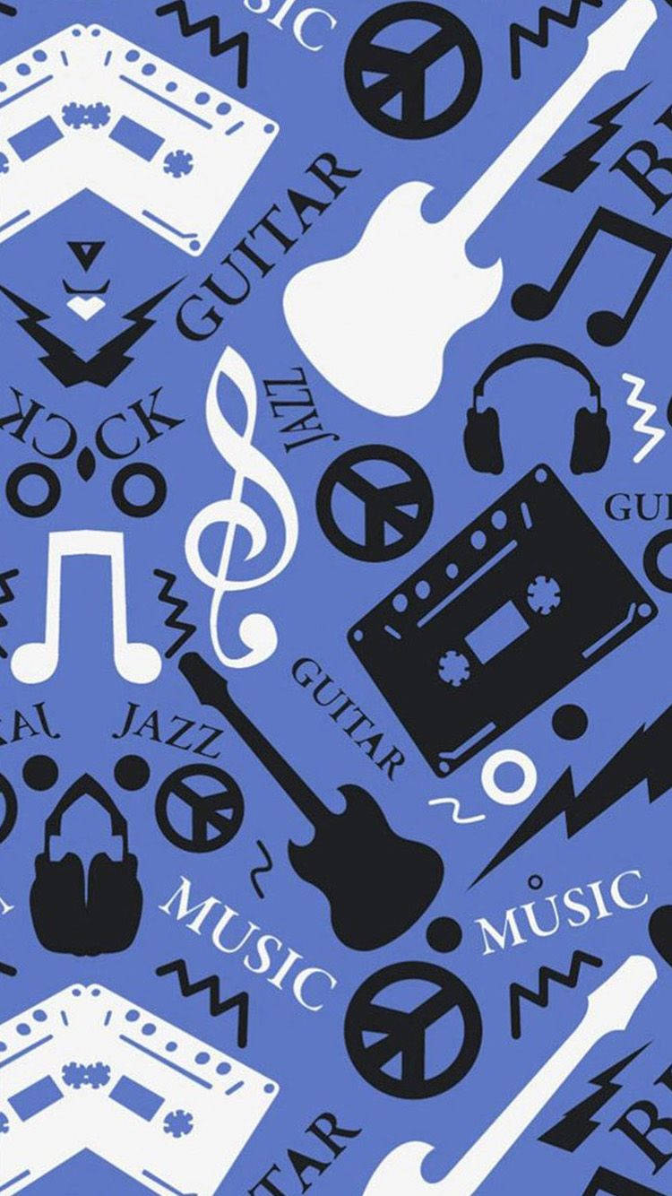 Koel Foonmusiek Muurpapier