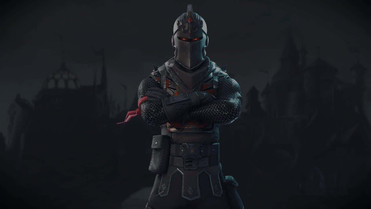 Koel Fortnite-agtergrond Muurpapier