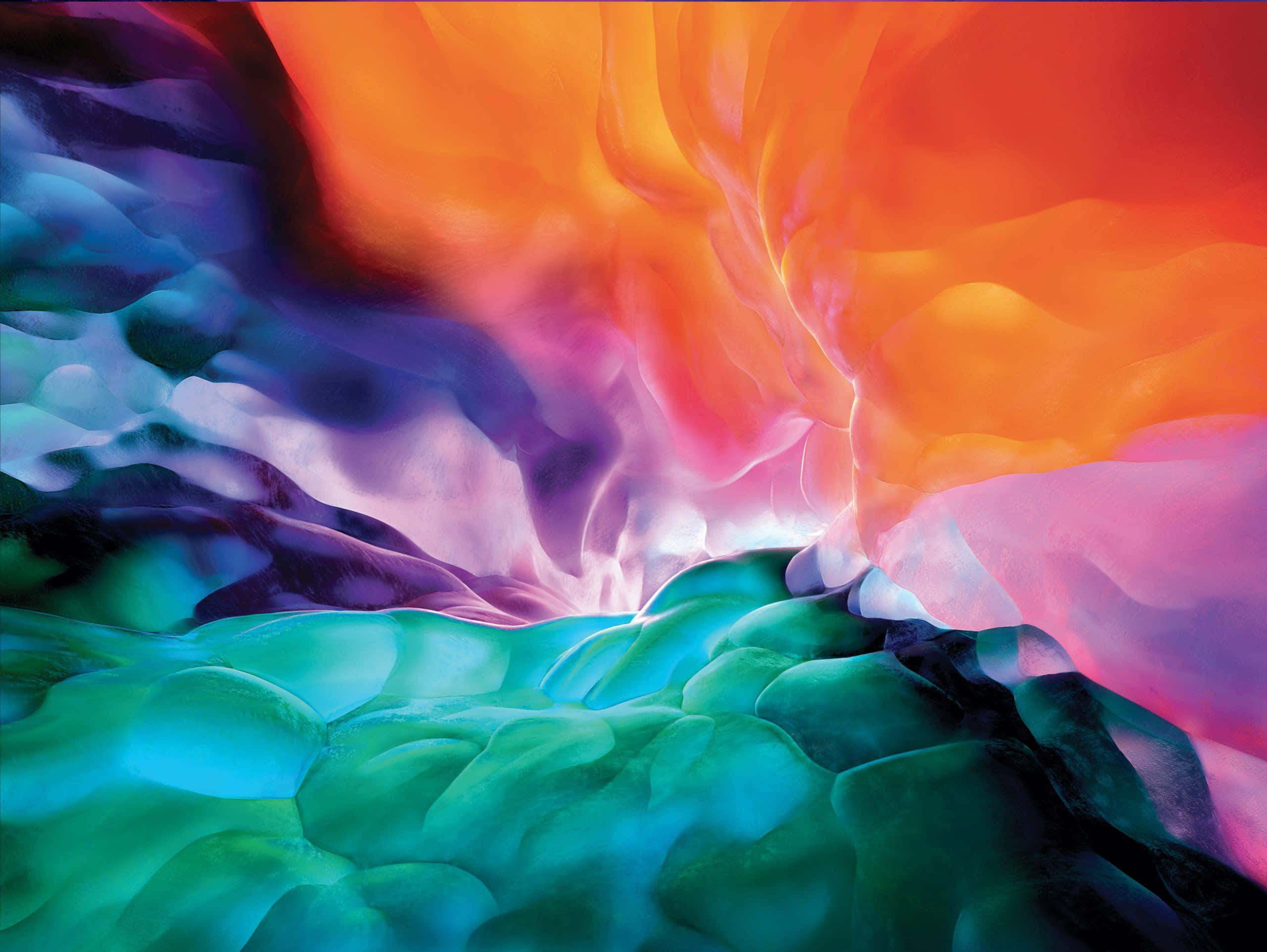 Koel iPad Pro Glad Abstrak Muurpapier