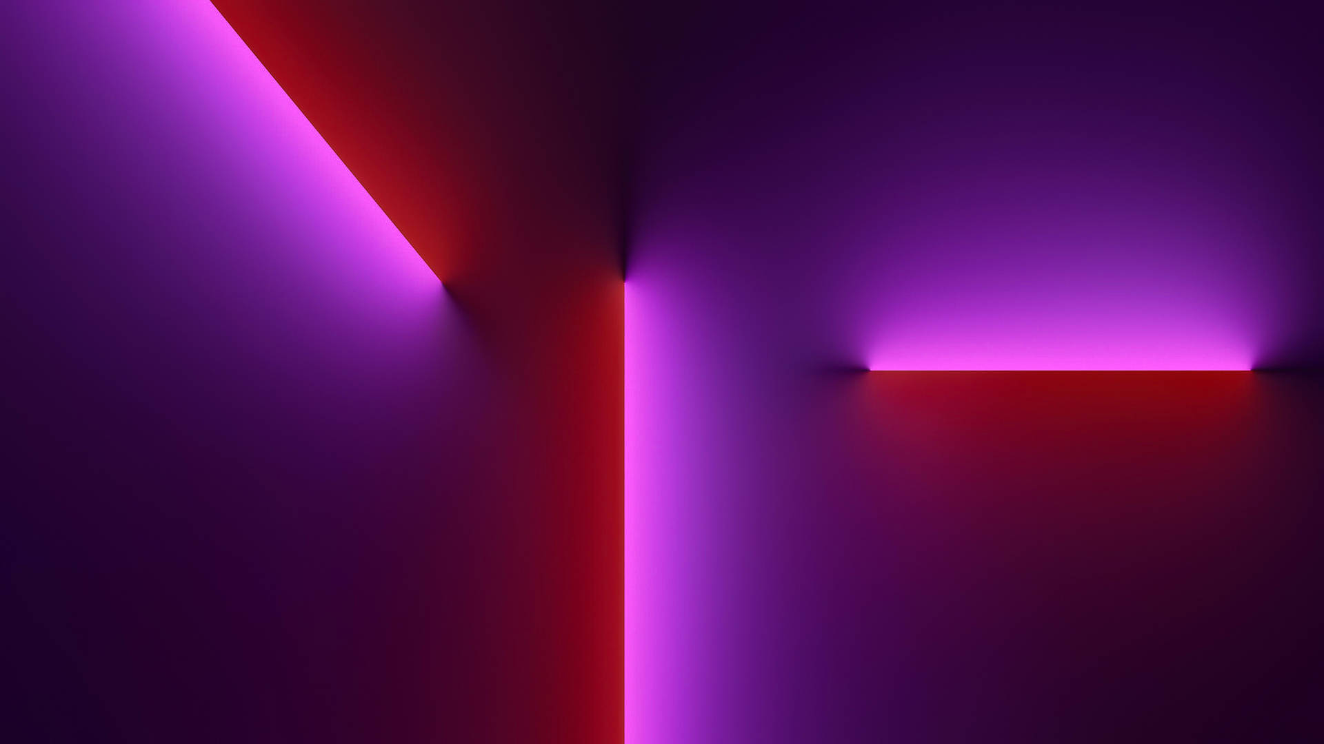 Koel iPhone Magenta Neon Agtergrond — Estetiese iPad Muurpapier