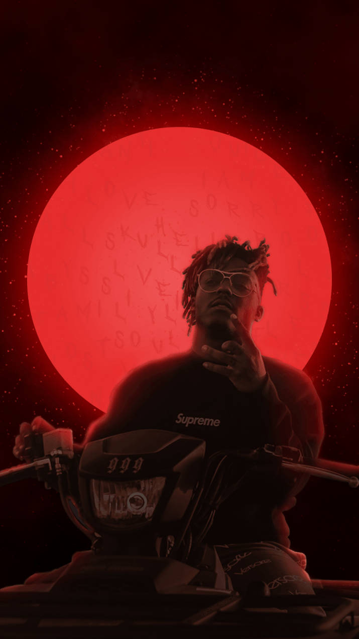 Koel Juice WRLD ATV-rit Maan Muurpapier