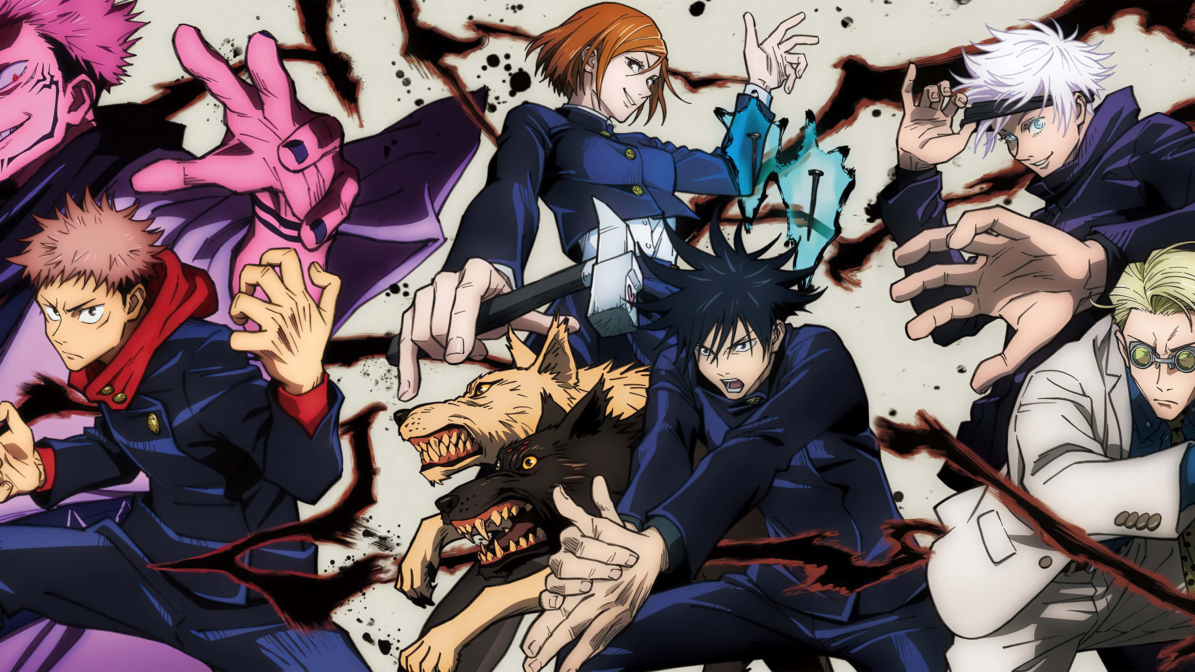 Koel Jujutsu Kaisen Anime Al Karakters HD Muurpapier