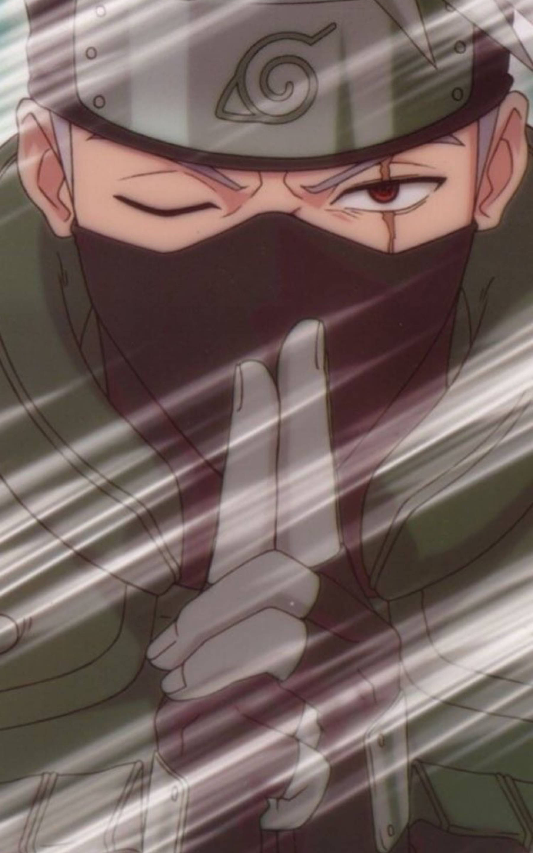 Koel Kakashi In Ninja Modus Muurpapier