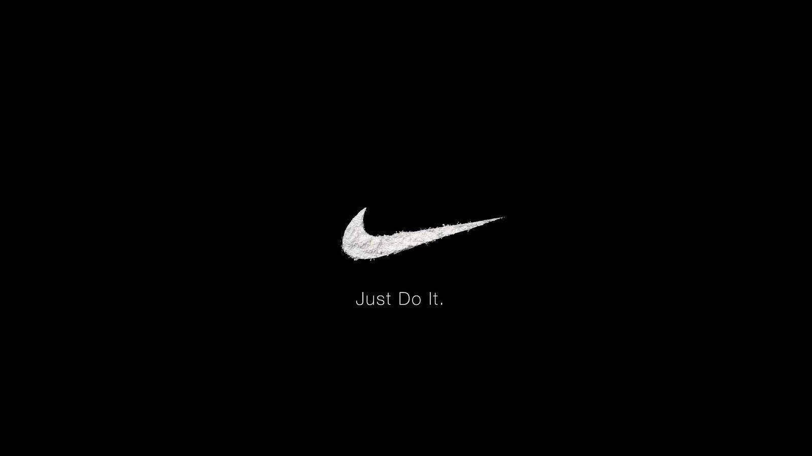 Koel Minimalistiese Nike-logo Muurpapier