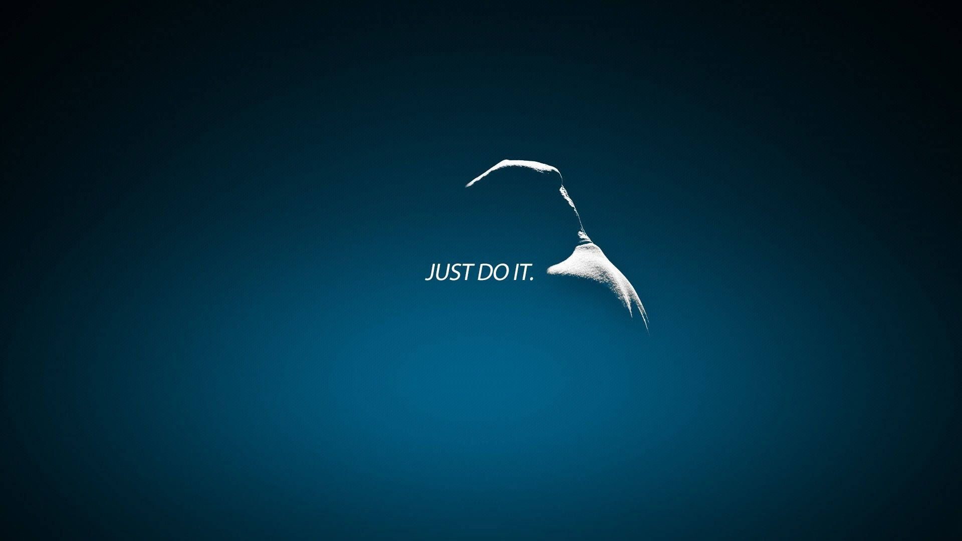 Koel Minimalisties Nike Just Do It Muurpapier