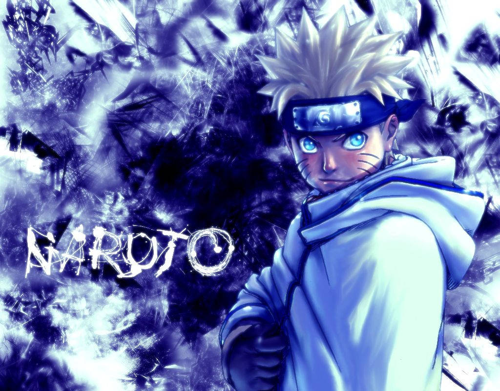 Koel Naruto Blou Estetika Muurpapier