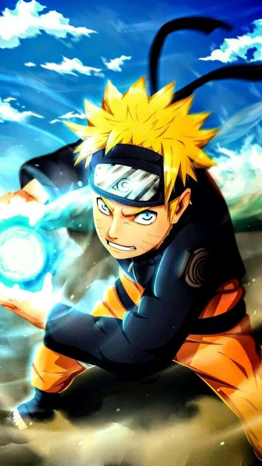 Koel Naruto prente Muurpapier