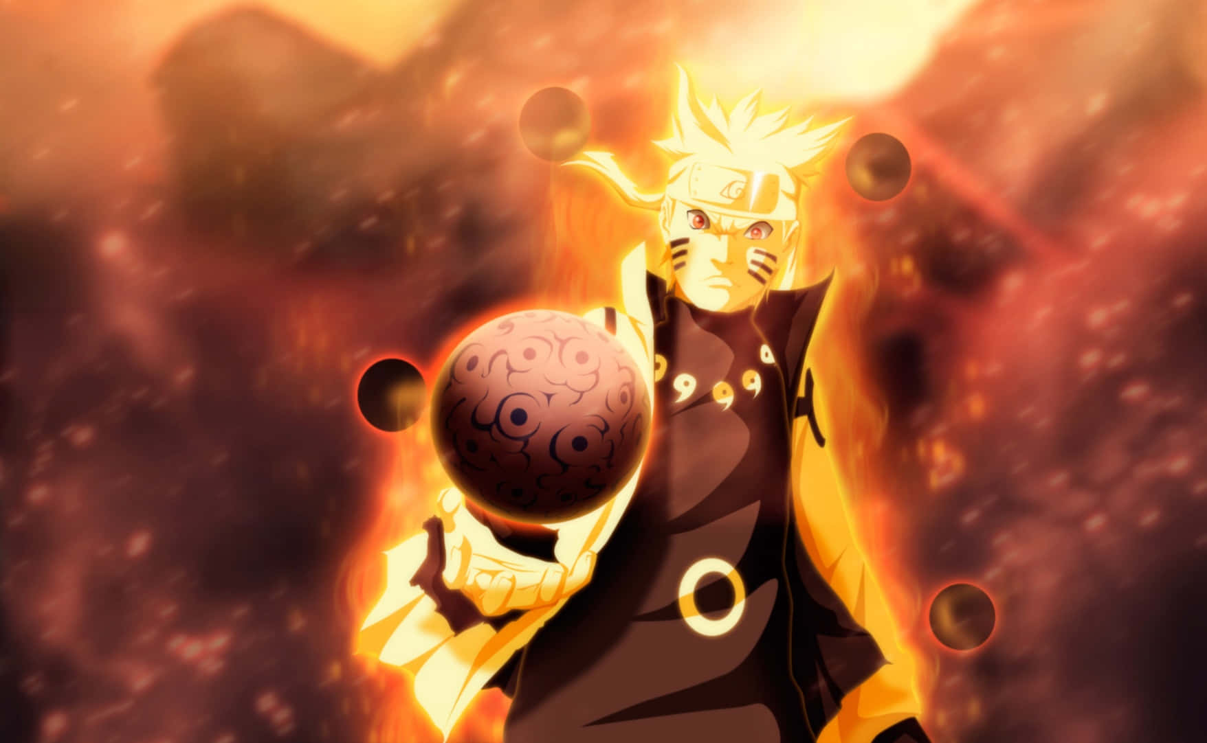 Koel Naruto prente Muurpapier