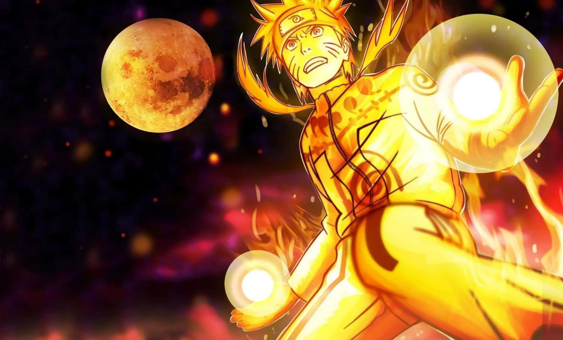 Koel Naruto prente Muurpapier