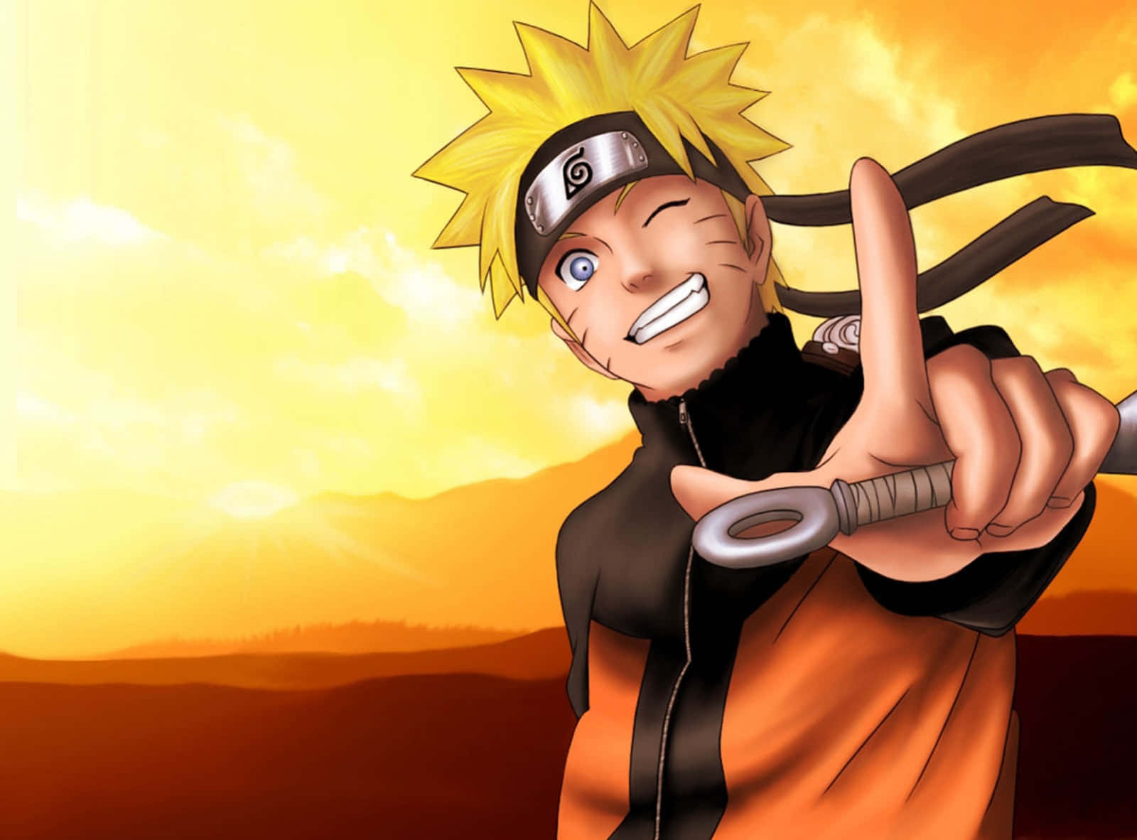 Koel Naruto prente Muurpapier