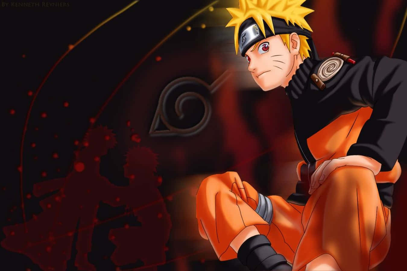 Koel Naruto prente Muurpapier