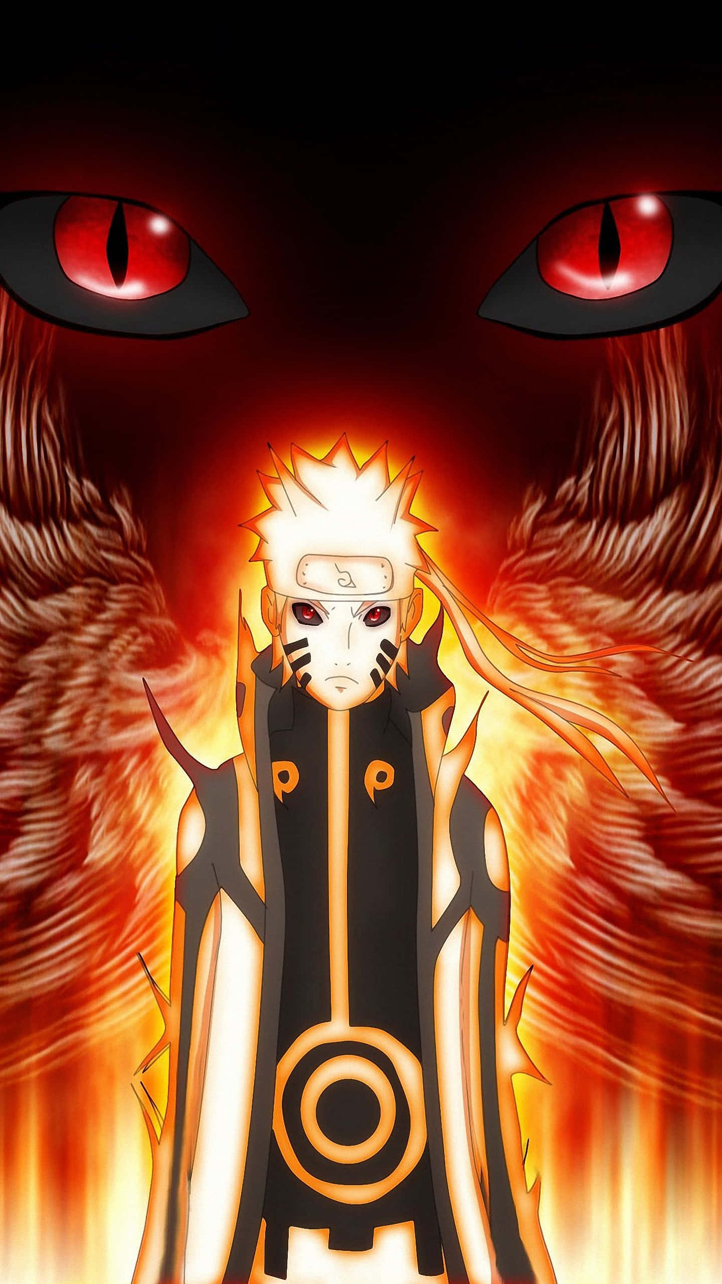 Koel Naruto prente Muurpapier
