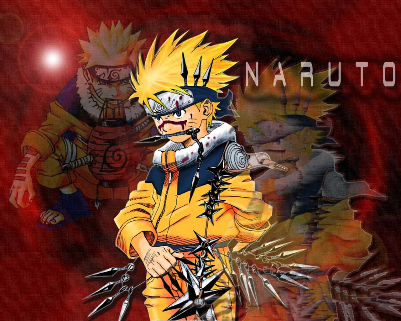 Koel Naruto prente Muurpapier