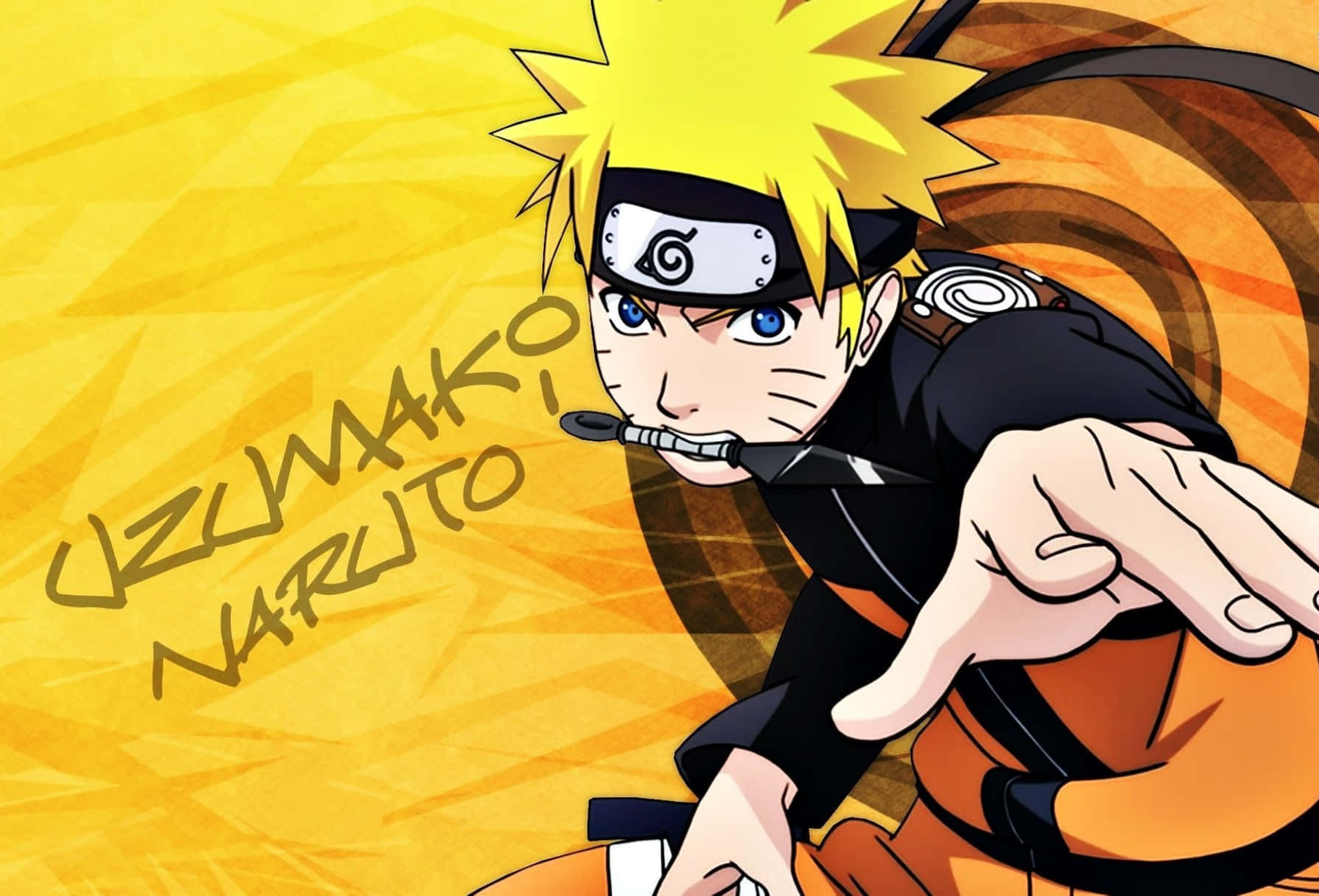 Koel Naruto prente Muurpapier