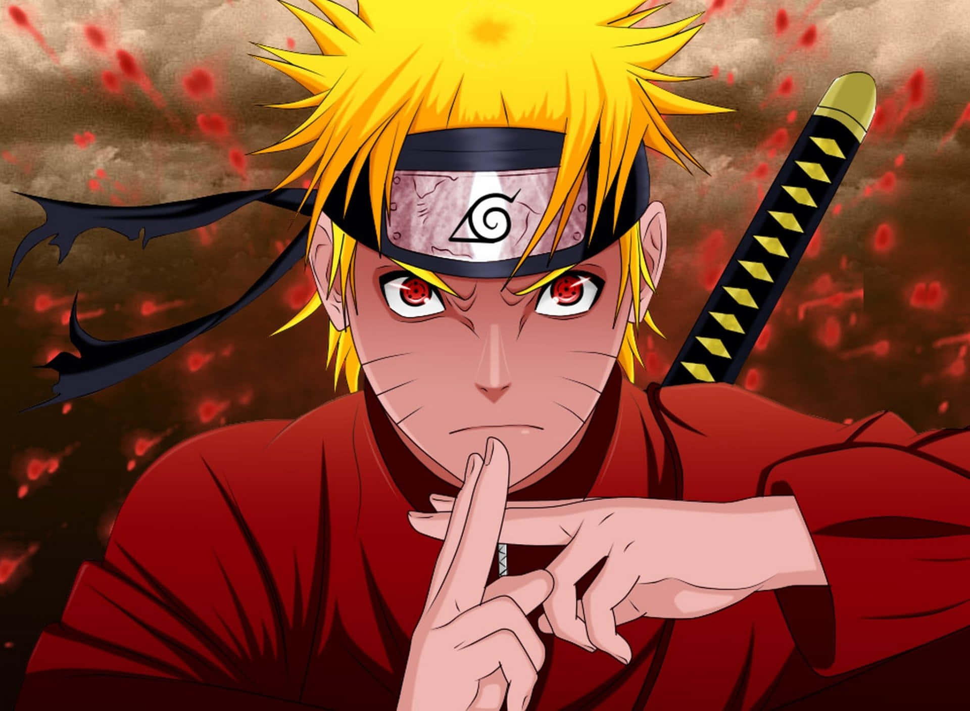 Koel Naruto prente Muurpapier