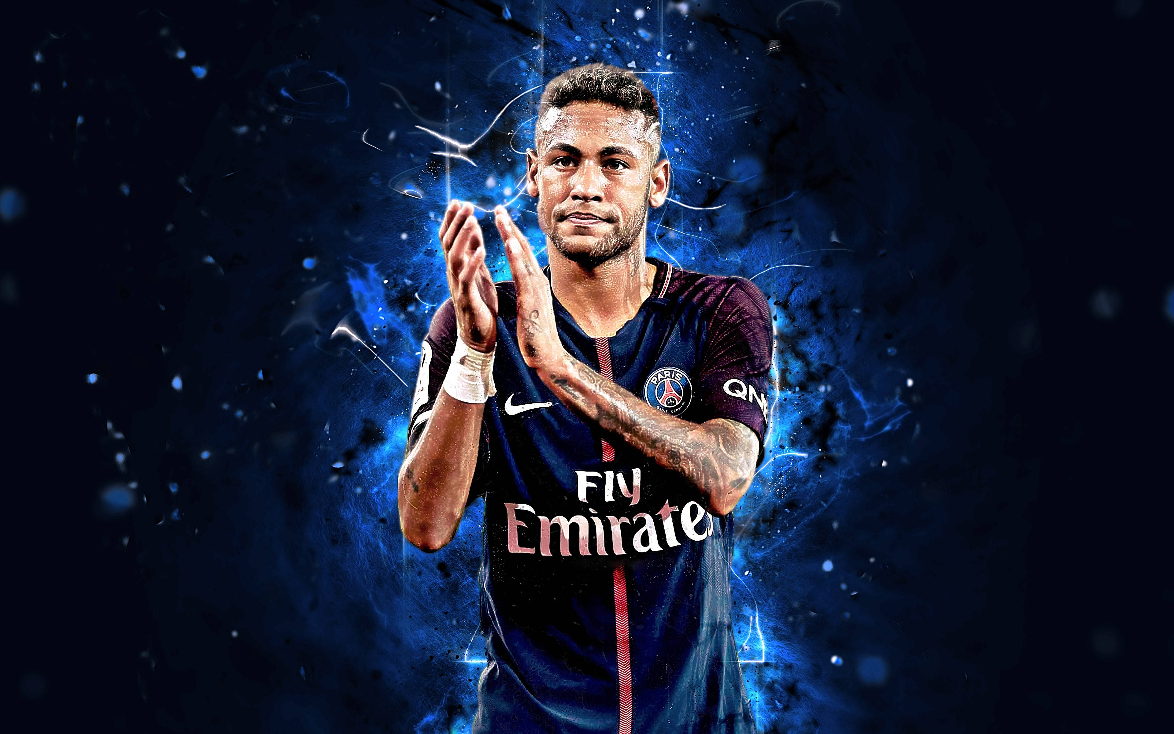 Koel Neymar Jr Klap Muurpapier