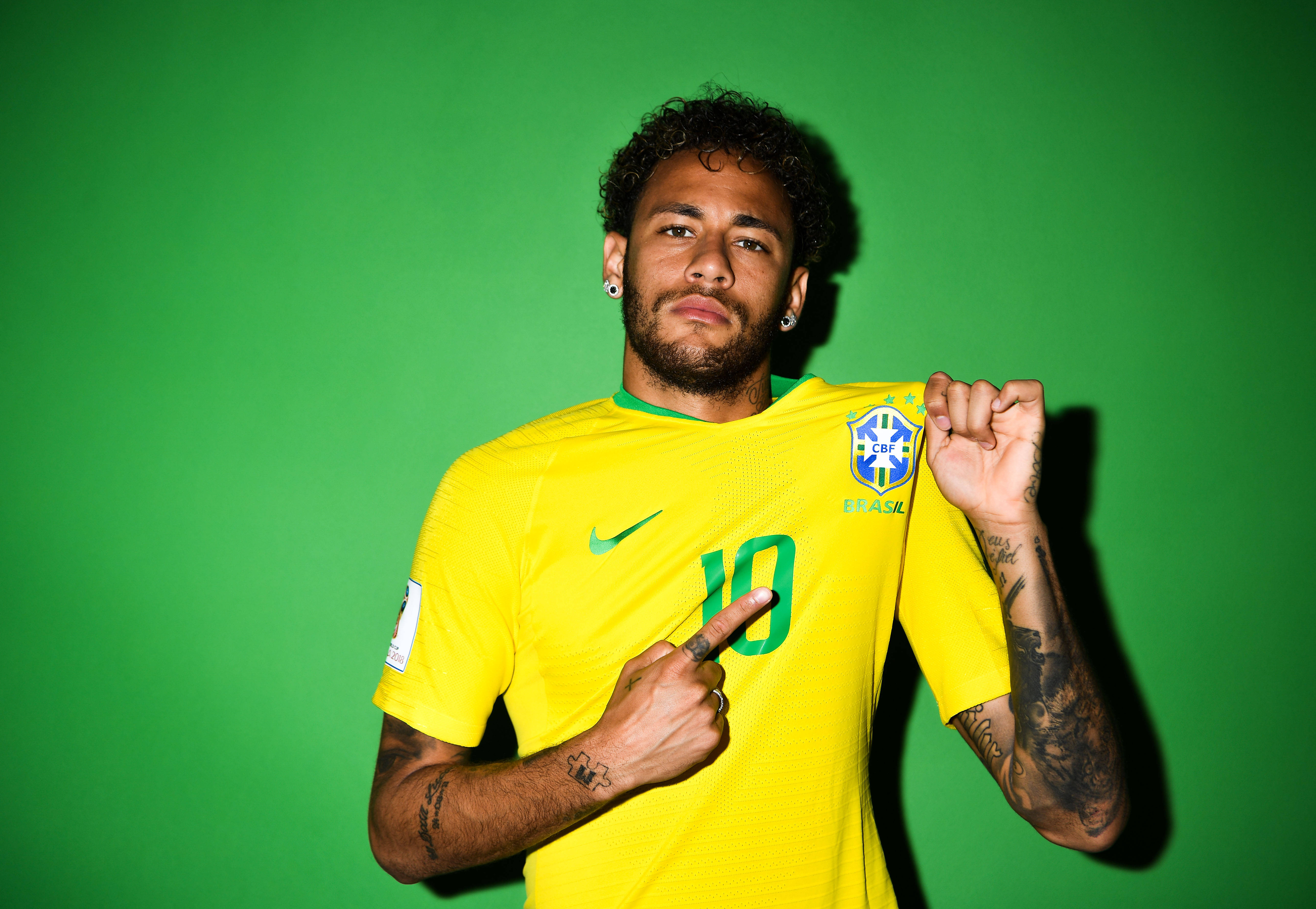 Koel Neymar Jr Trui Nommer 10 Muurpapier