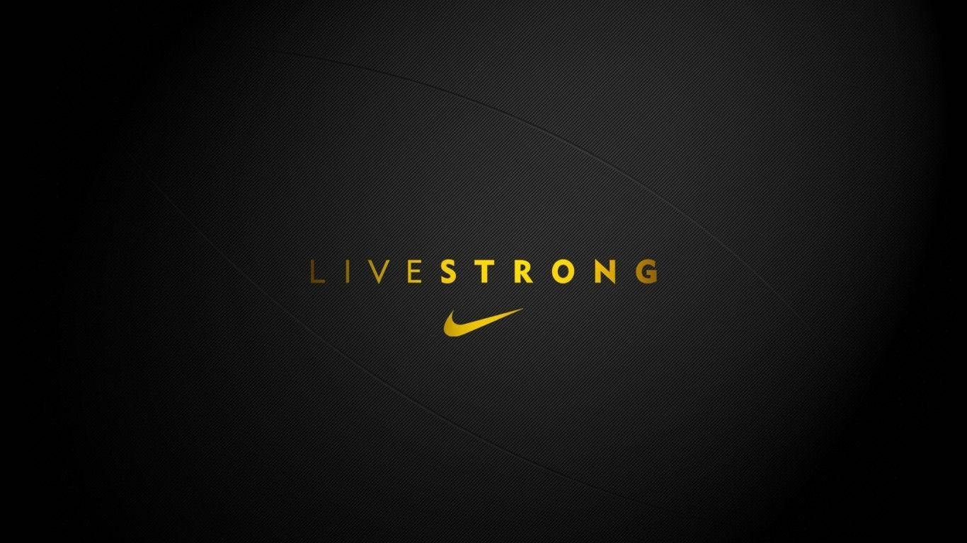 Koel Nike Live Strong Muurpapier
