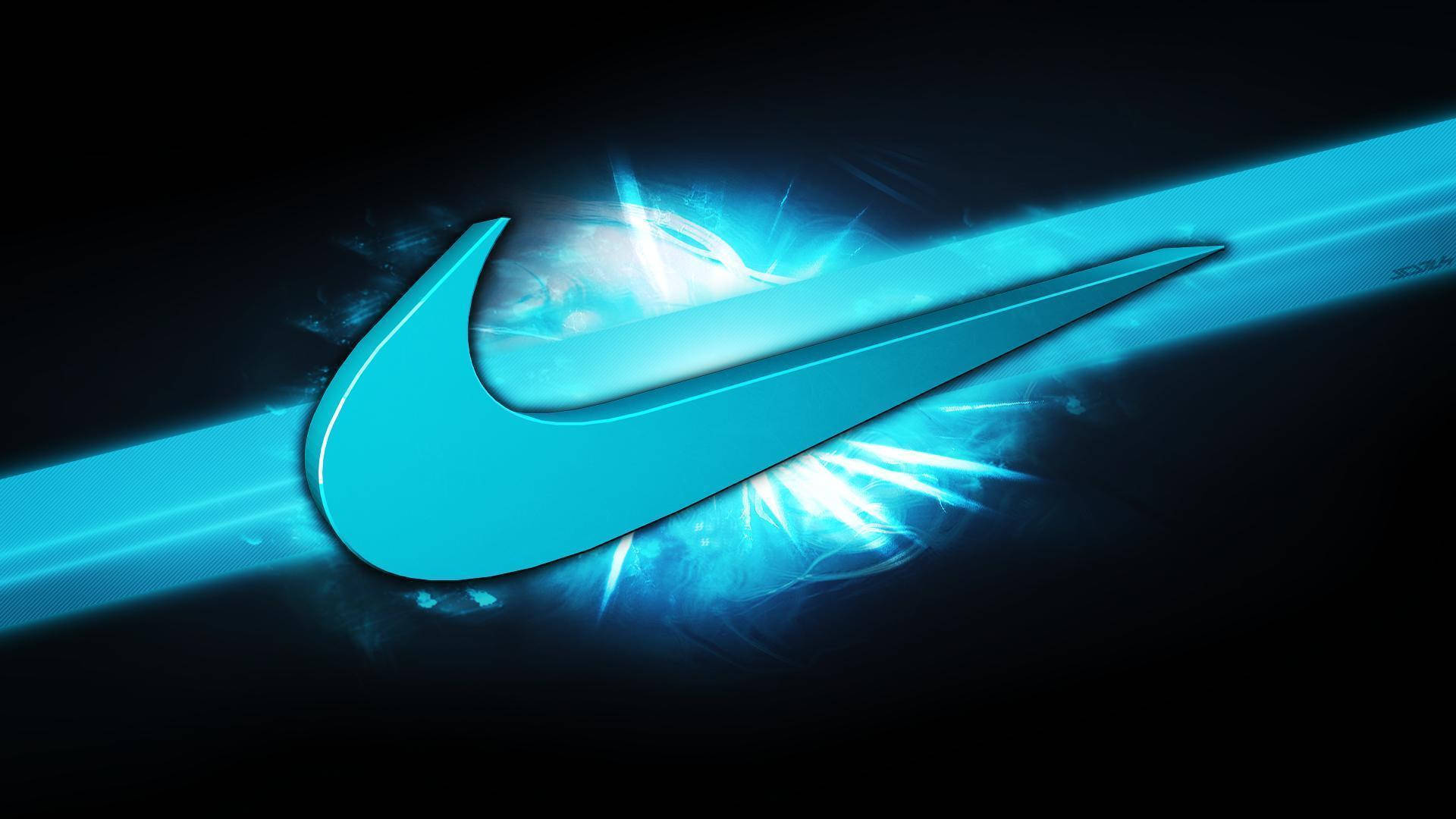 Koel Nike Siaan Logo Muurpapier