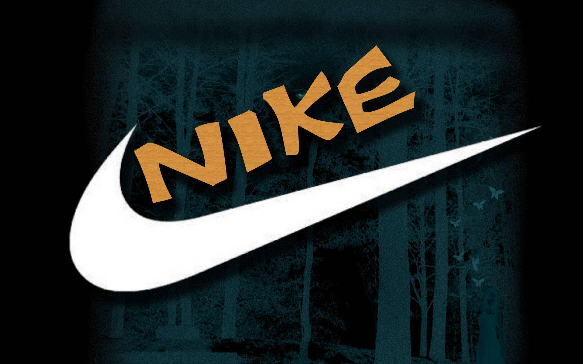 Koel Nike Wit Teken Muurpapier