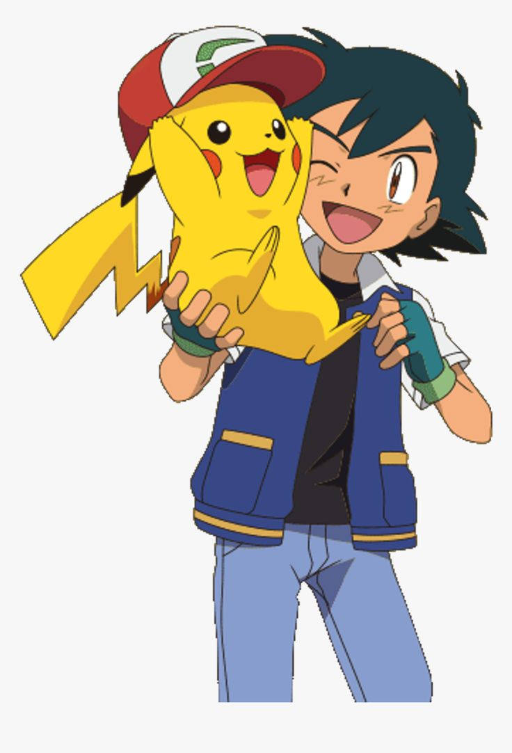 Koel Pokemon Pikachu Met Ash Muurpapier