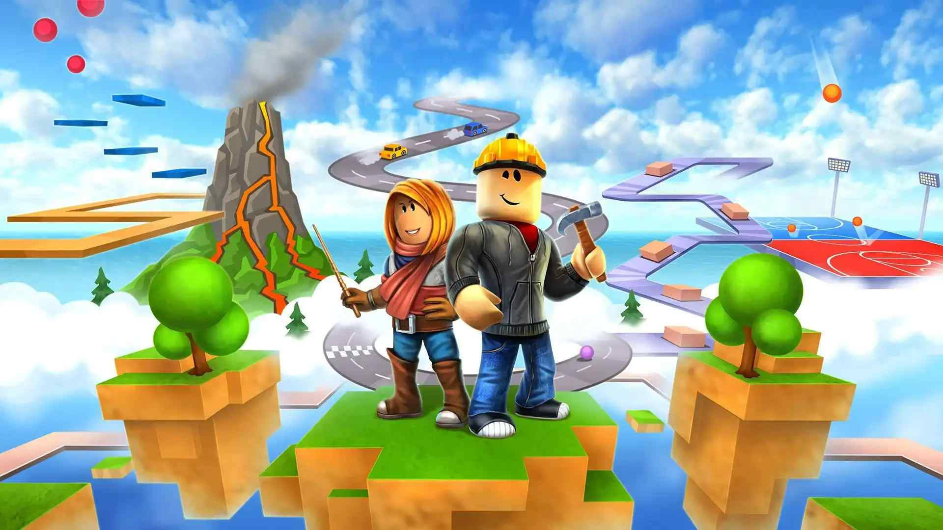 Koel Roblox Bouers Muurpapier