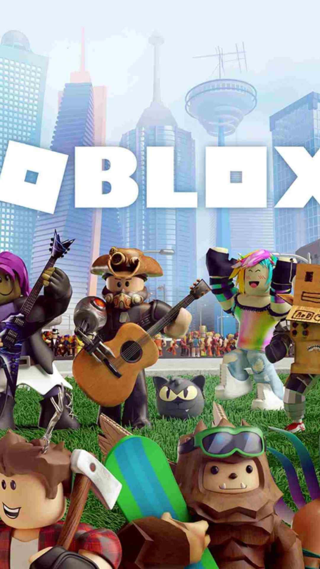 Koel Roblox-prente Muurpapier