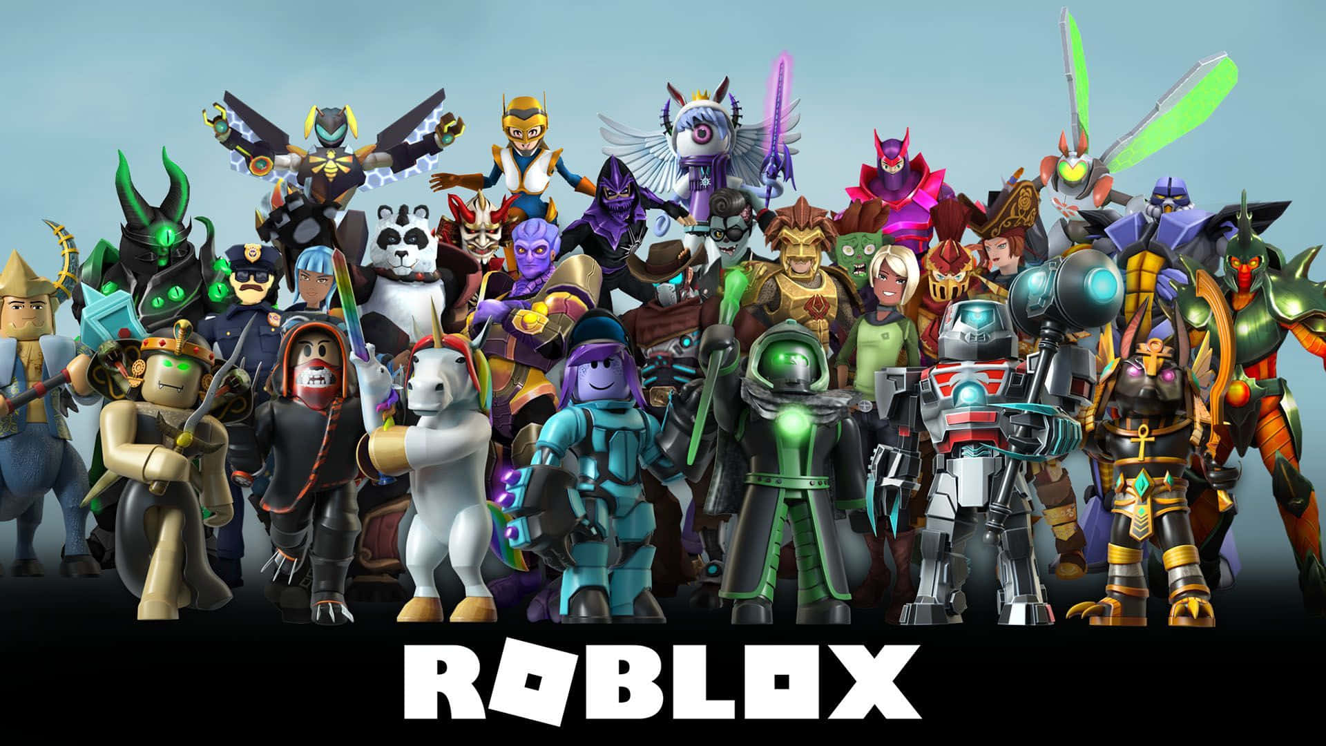 Koel Roblox prente Muurpapier