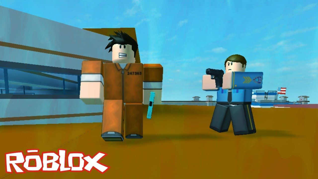 Koel Roblox-prente Muurpapier
