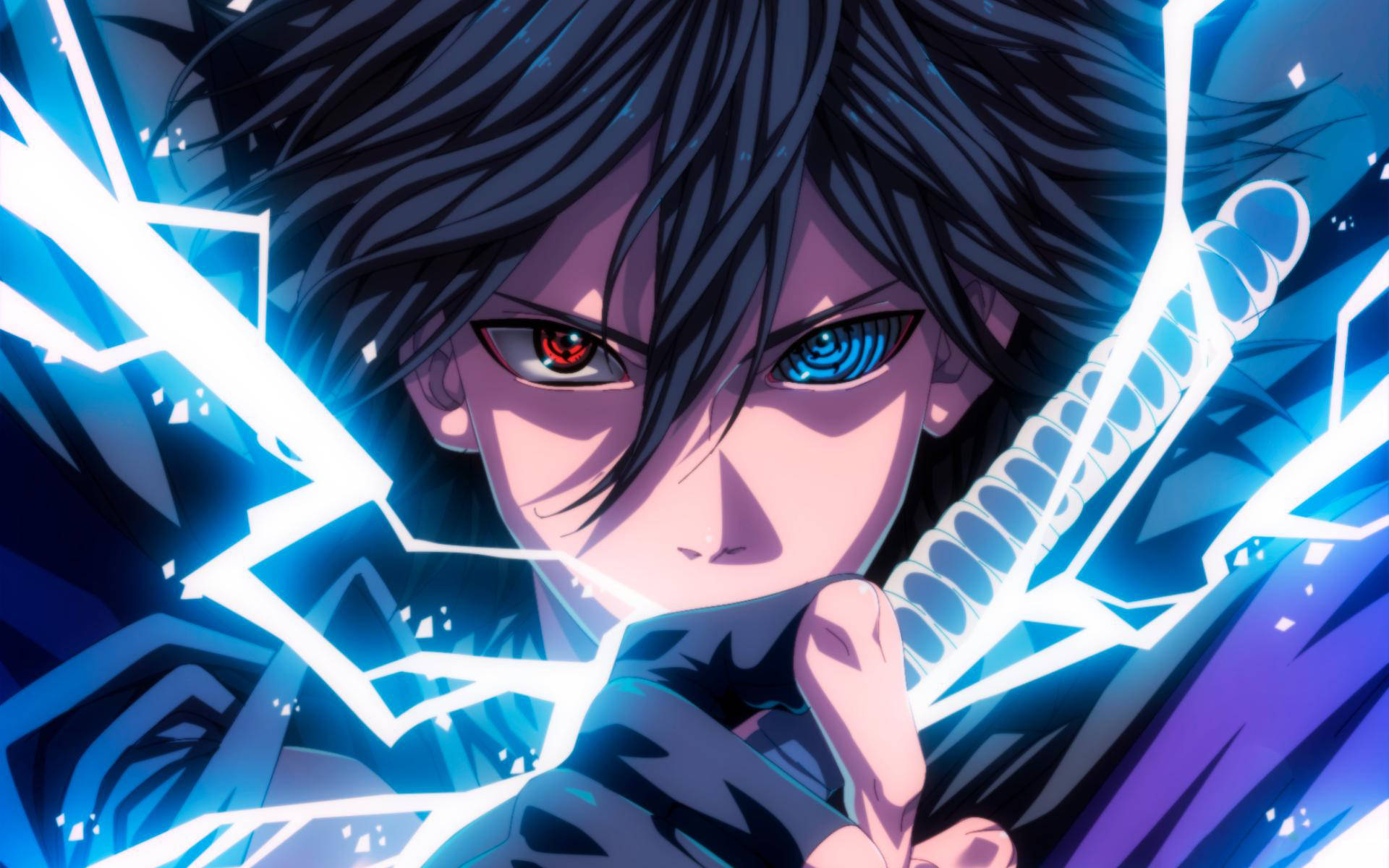 Koel Sasuke Suiwer Krag Muurpapier