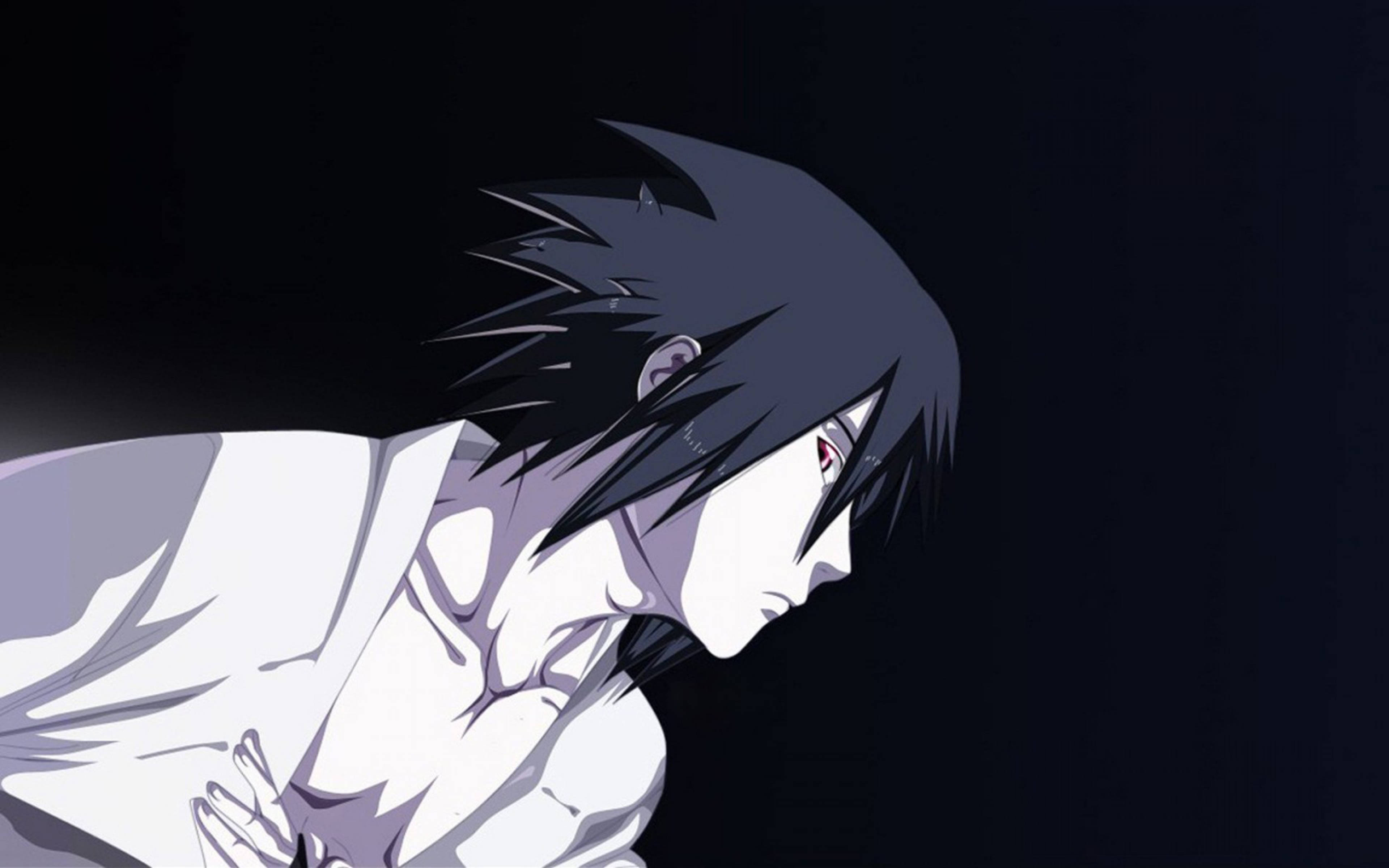 Koel Sasuke Sywaartse Blik Muurpapier