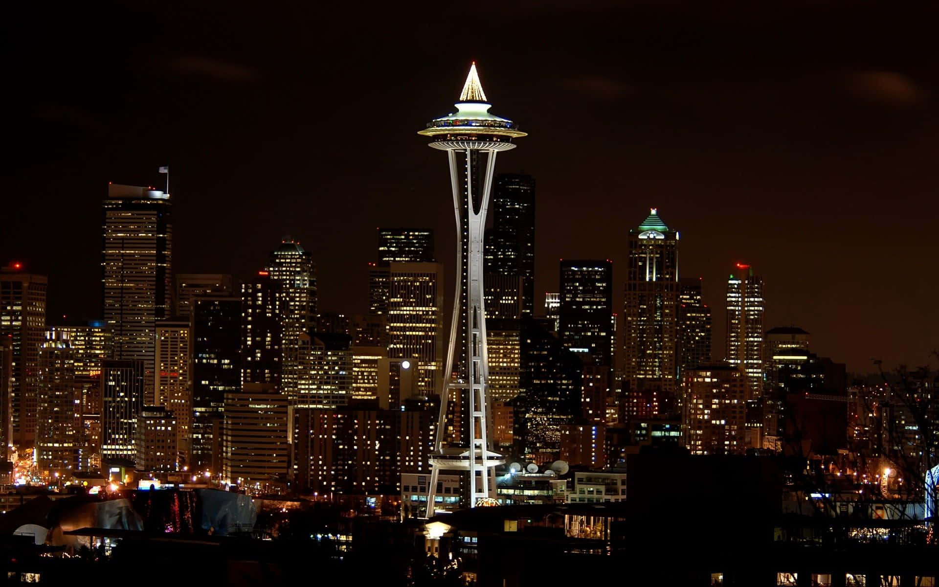 Koel Seattle Stadliggies Snags Muurpapier