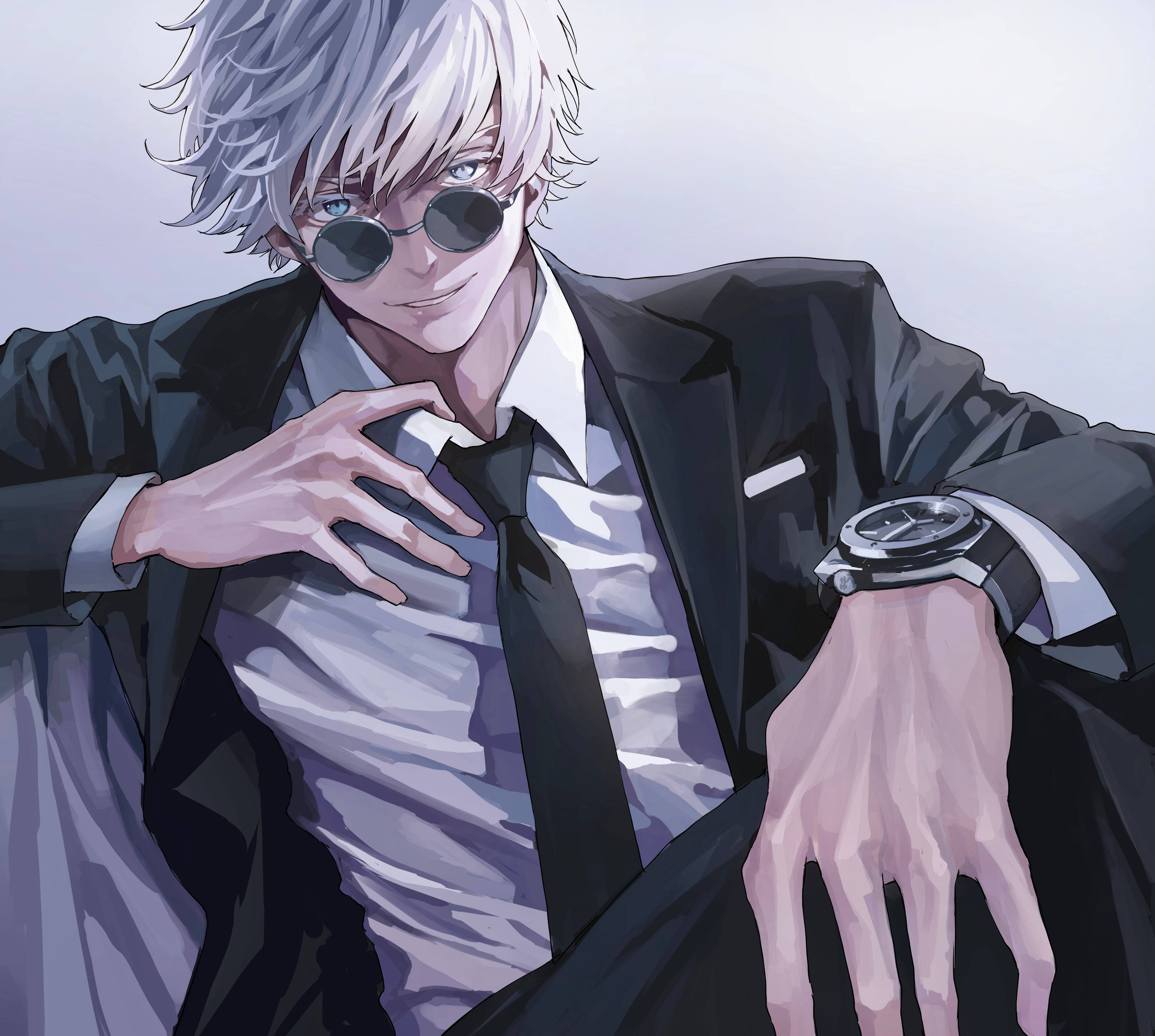 Koel Seun Anime Satoru Gojo Muurpapier