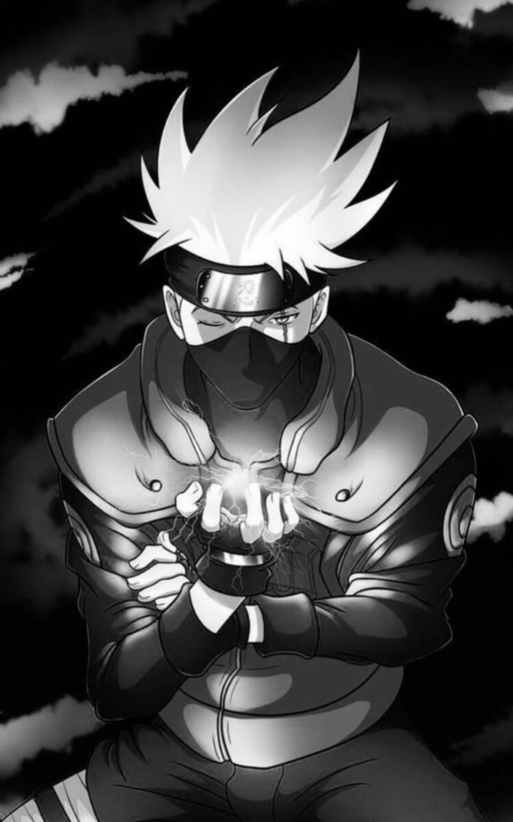 Koel SW Portret Van Kakashi Muurpapier