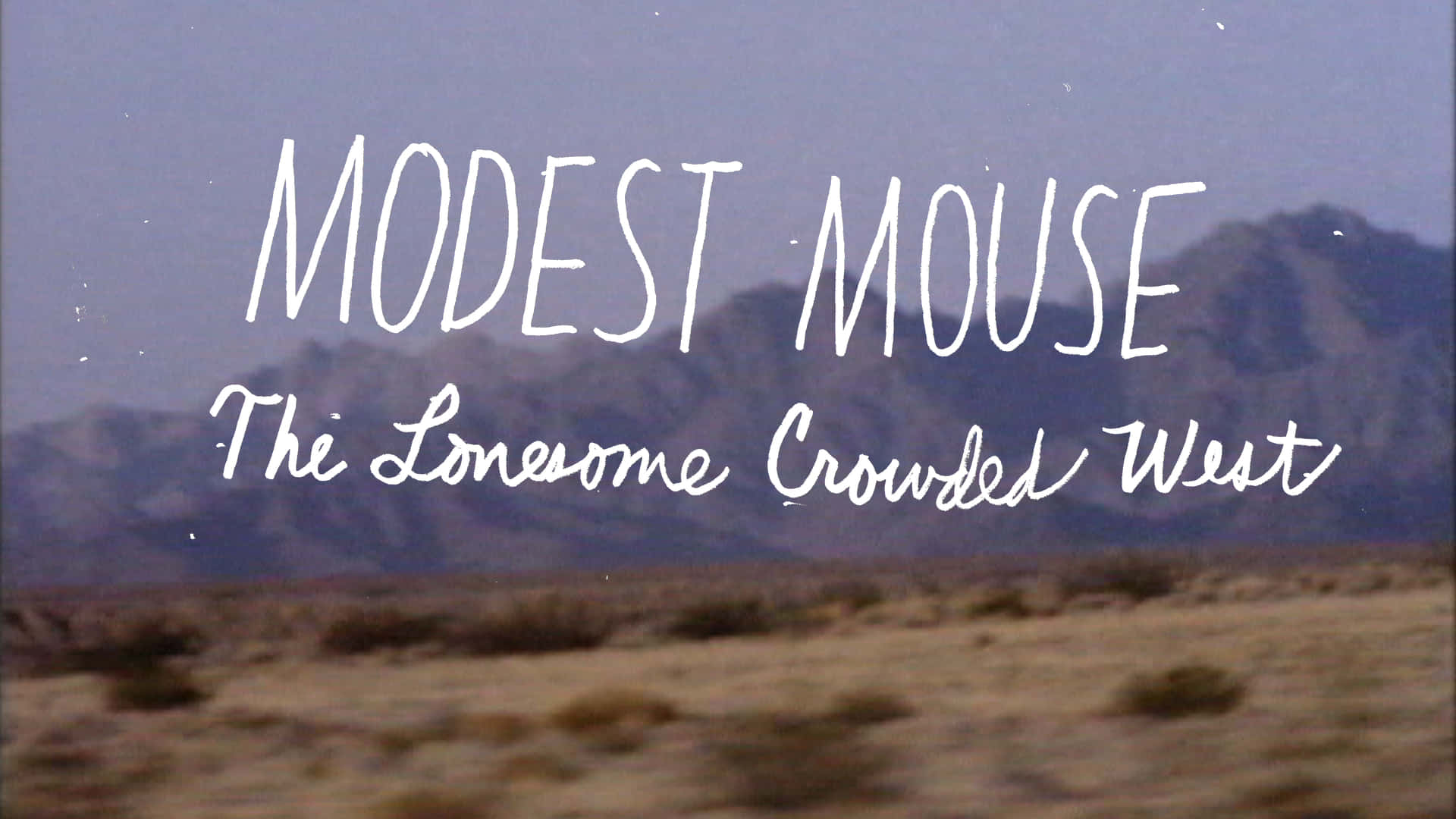 Kollig op Modest Mouse-album - The Lonesome Crowded West Muurpapier