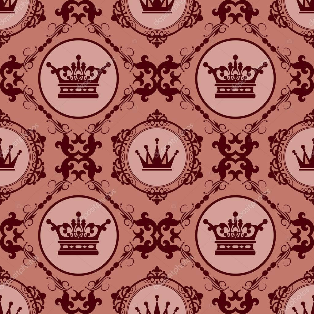 Koninklike Muurdekor Kroon Muurpapier