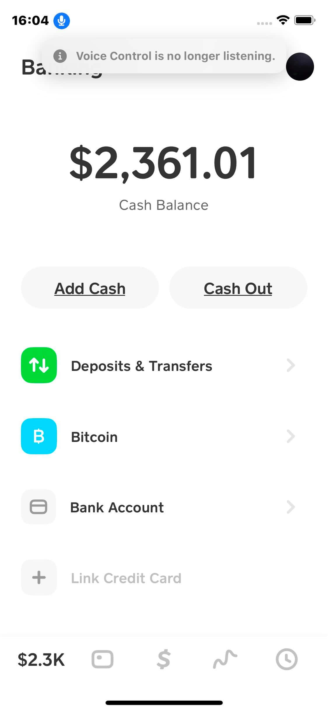 Kontroleer jou balans enige tyd, enige plek met Cash App! Muurpapier
