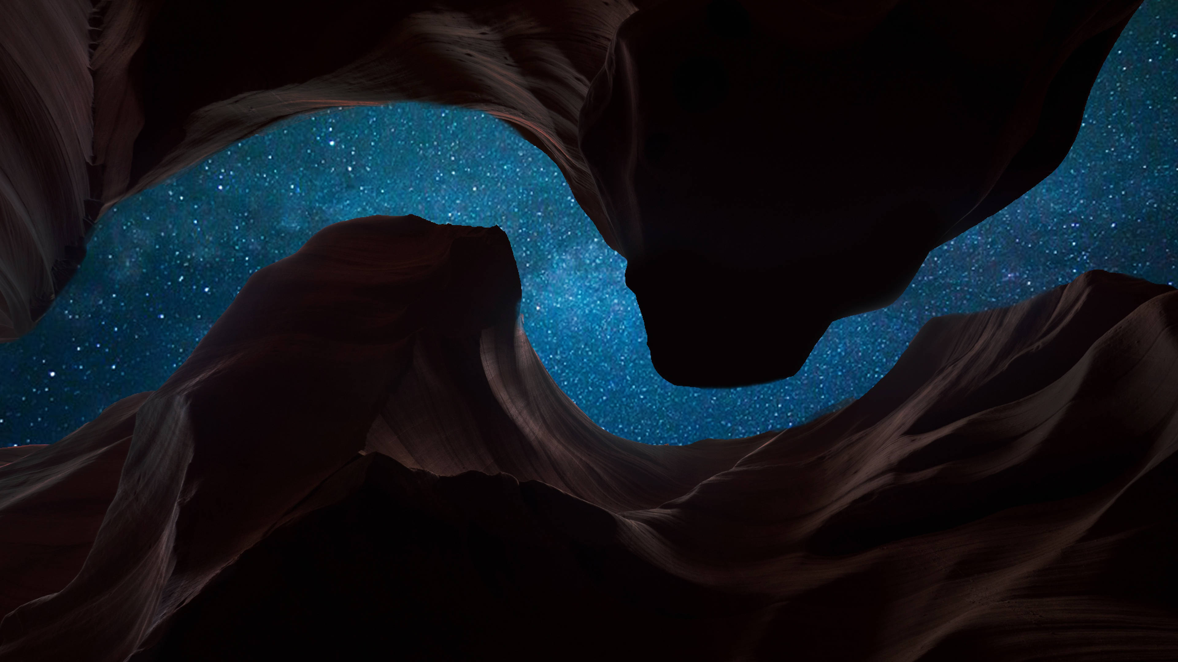 Kosmiese Canyon Chromebook Muurpapier