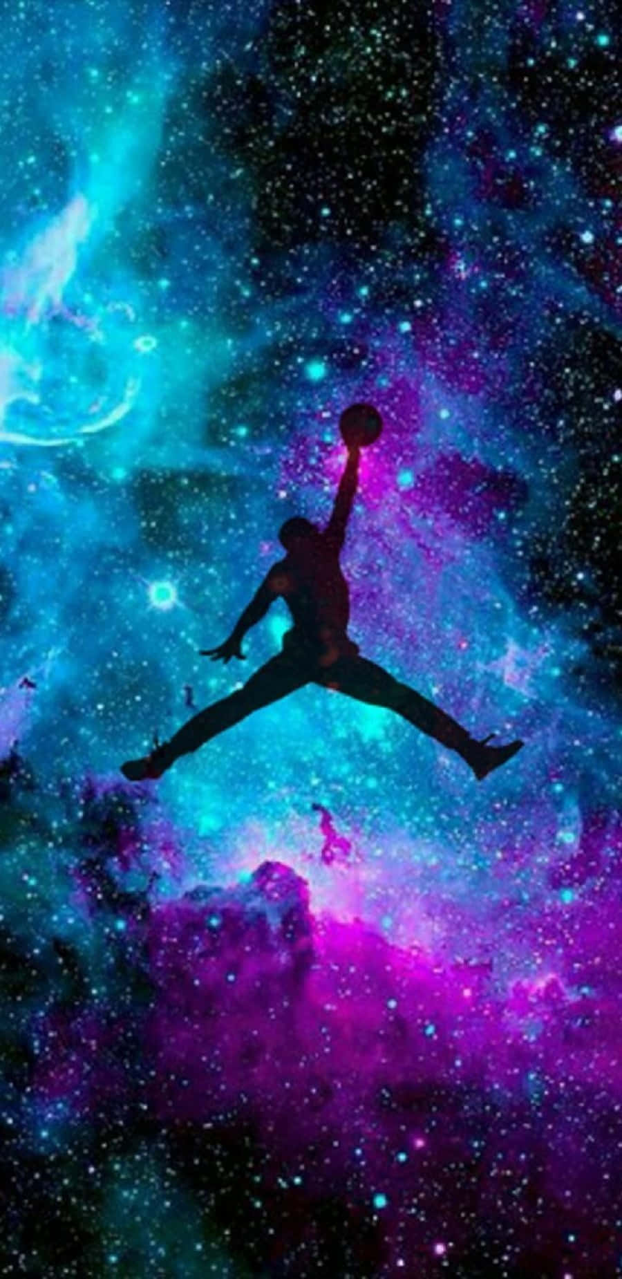 Kosmiese Ryk van Jordan Galaxy Muurpapier